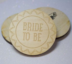 Badge Rustic Bride to be - thefancyhen.ie
