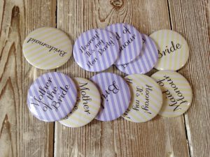 Badge Stripe Bridesmaid - thefancyhen.ie