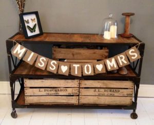 Bunting Hessian Miss to Mrs. - thefancyhen.ie