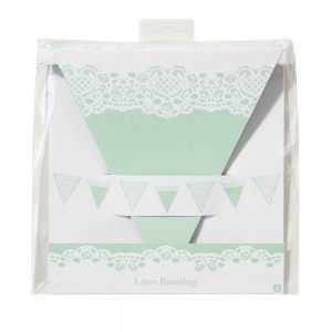 Bunting Mint Lace - thefancyhen.ie