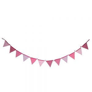Bunting Pink Fabric - thefancyhen.ie