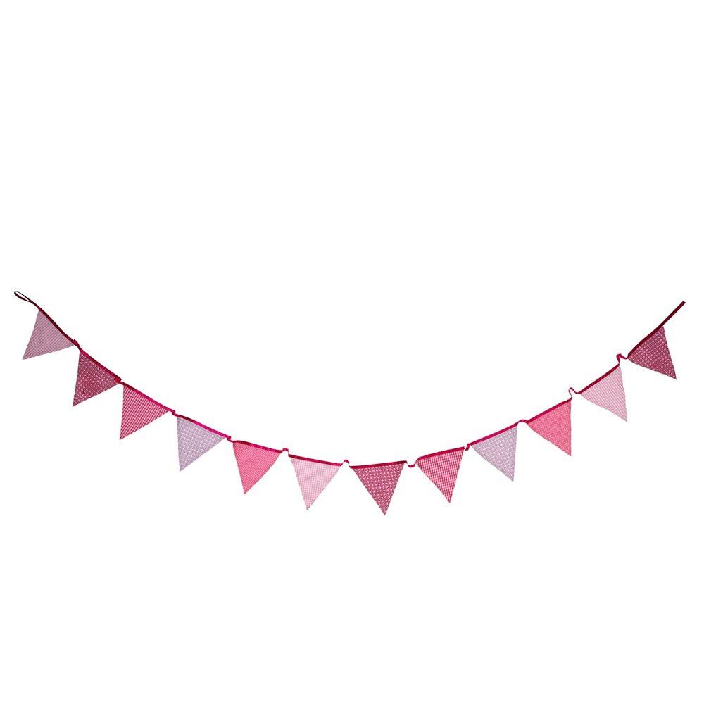 Bunting Pink Fabric - thefancyhen.ie