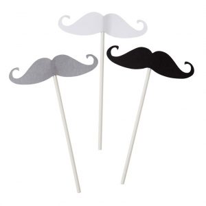 Cupcake Toppers Mustache - thefancyhen.ie