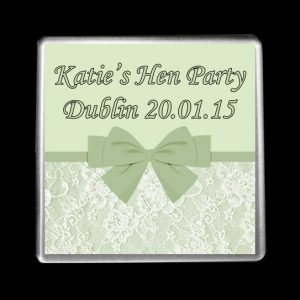 Drink Coaster Lace Bow - thefancyhen.ie
