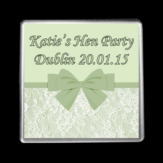 Drink Coaster Lace Bow - thefancyhen.ie