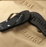 Just Married Flip Flops Mens - thefancyhen.ie