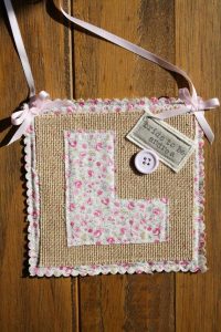 L Plate Hessian - thefancyhen.ie