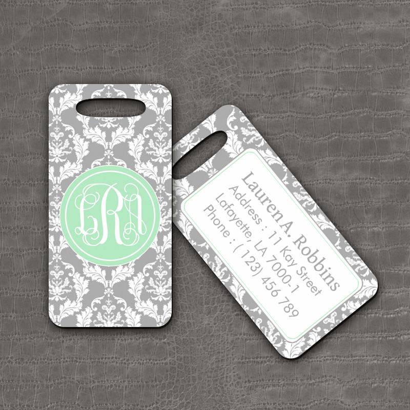 Luggage Tag Antique - thefancyhen.ie