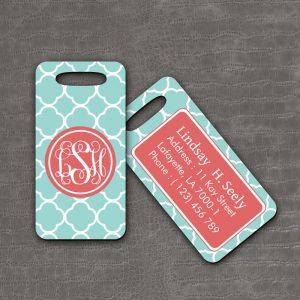 Luggage Tag Cobblestone - thefancyhen.ie