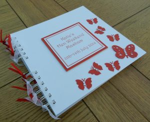 Memento Book Red Butterfly Style - thefancyhen.ie