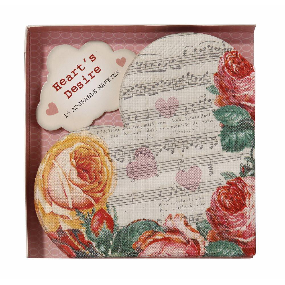 Napkins Heart - thefancyhen.ie