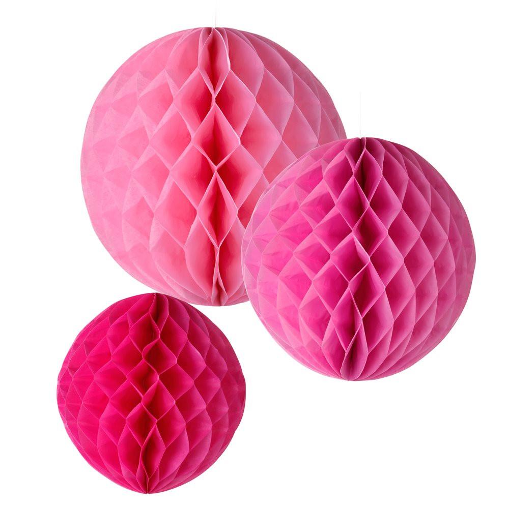 Pom Décor Pink Honeycomb - thefancyhen.ie