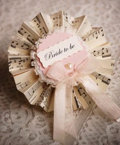 Rosette Vintage Bride to Be - thefancyhen.ie
