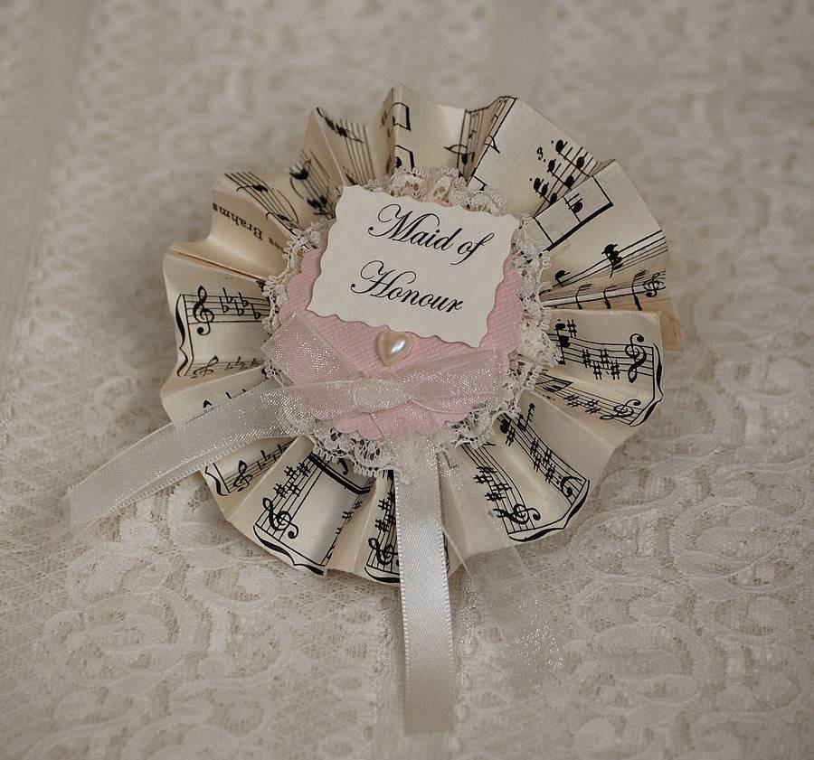 Rosette Vintage Maid of Honour - thefancyhen.ie