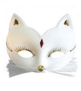 White Cat Mask - thefancyhen.ie