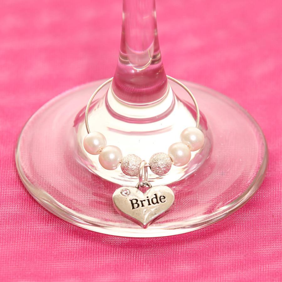 Wine Glass Charm Bride - thefancyhen.ie