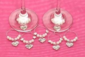 Wine Glass Charm Maid of Honour - thefancyhen.ie