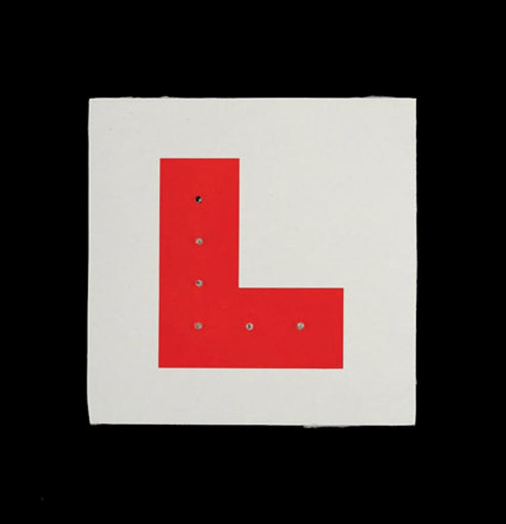 L Plate - Red - thefancyhen.ie