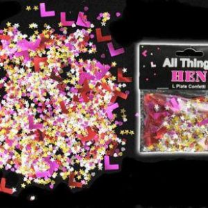 L Plate Confetti - thefancyhen.ie