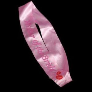 Flashing Mother of the Bride Sash - Pink - thefancyhen.ie